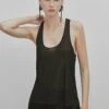 Massimo Dutti Studio-Semi-Sheer- Top - Black -Massimo Dutti Shop 160f9ae2b09044338511a01ce97e53c3