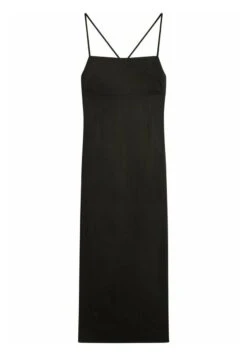 Massimo Dutti Blend Midi With Straps At The Back - Day Dress - Black 18 Massimo Dutti Blend Midi With Straps At The Back - Day Dress - Black -Massimo Dutti Shop 16164369e14442b689ec693bd8fb2a55