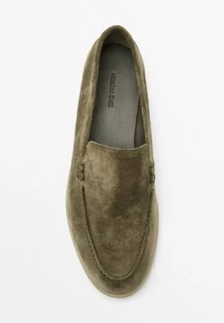 Massimo Dutti LOAFERS - Slip-ons - Khaki -Massimo Dutti Shop 164553eba0ea46d78f536a56358eb110