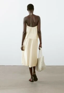 Massimo Dutti STRIPE PRINT FLARED MIDI - A-line Skirt - Mottled Beige -Massimo Dutti Shop 16aacd1bb3fb4eb69d03c62d3961091d