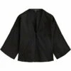 Massimo Dutti Kimono With Embroidery- Blouse - Black -Massimo Dutti Shop 1706be8b42c64c9da786c9d054a70767