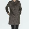 Massimo Dutti MEDIUM BUTTONED ANIMAL PRINT - Classic Coat - Grey -Massimo Dutti Shop 175d6c706f0749bb94a73b02d30e7bc0