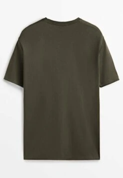 Massimo Dutti KurzärmeligesAus Reiner- Basic T-Shirt - Dark Green -Massimo Dutti Shop 175d7bf2cac64455b5bb5f00ec343f84