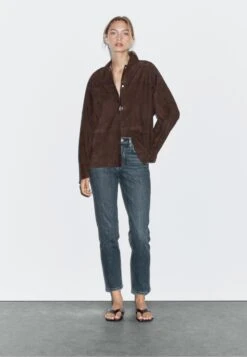 Massimo Dutti MID-RISE SLIM FIT - Slim Fit Jeans - Mottled Blue