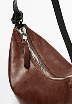 Massimo Dutti SMALL NAPPA FINISH - Handbag - Brown -Massimo Dutti Shop 180ec1c3ee4241b89e8b6bcce501c0c0