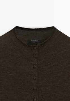Massimo Dutti MOCK TURTLENECK WITH COVERED BUTTONS - Cardigan - Dark Brown 19 Massimo Dutti MOCK TURTLENECK WITH COVERED BUTTONS - Cardigan - Dark Brown -Massimo Dutti Shop 1824d6a0fe024af6a6cbc3ee886997d5