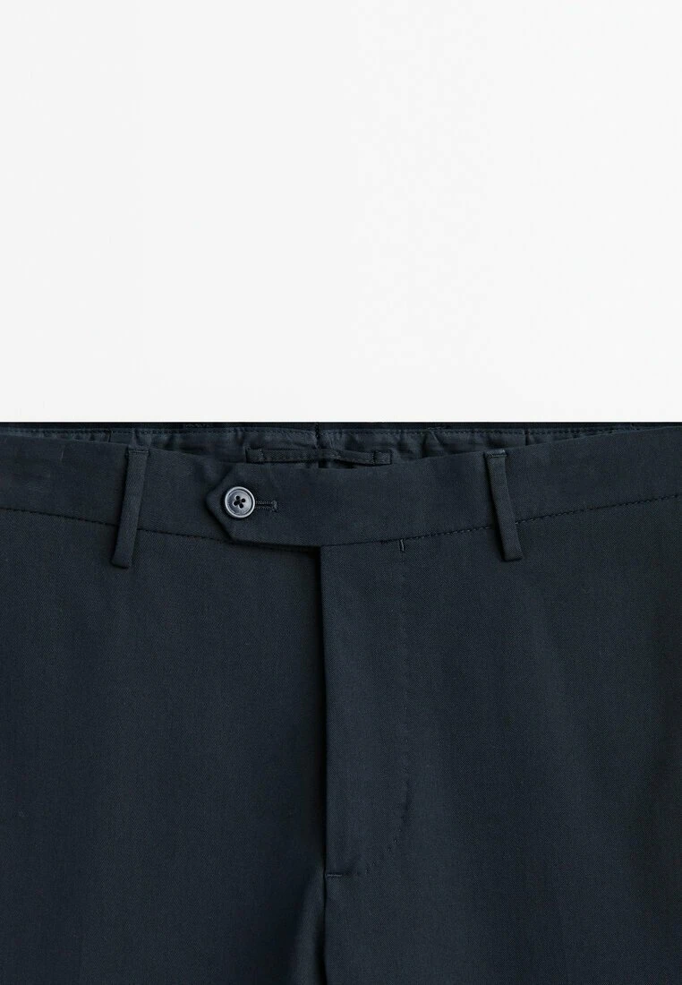 Massimo Dutti Smart In A Bi-Stretch - Chinos - Dark Blue 5 Massimo Dutti Smart In A Bi-Stretch - Chinos - Dark Blue - Image 3