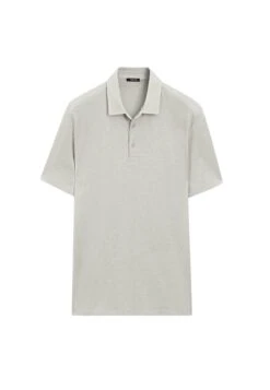 Massimo Dutti TEXTURED SHORT SLEEVE POLO NECK - Polo Shirt - Mottled Dark Brown -Massimo Dutti Shop 183e5b5366ad422db84b31d186bcf9c9