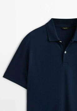 Massimo Dutti Polo Shirt - Blue -Massimo Dutti Shop 184446ac07624ad5b515681a4eaac5fb