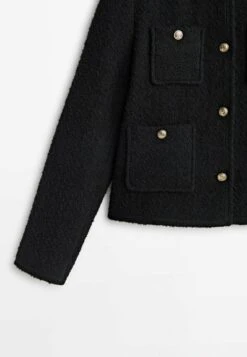 Massimo Dutti Textured Cropped With Four Pockets - Summer Jacket - Black 20 Massimo Dutti Textured Cropped With Four Pockets - Summer Jacket - Black -Massimo Dutti Shop 184cf6754033408bac2a63a437f1e41a