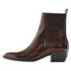 Massimo Dutti Cowboy/Biker Ankle Boot - Brown -Massimo Dutti Shop 1879ea4b35fc4a6c8e6bb8fda689c002