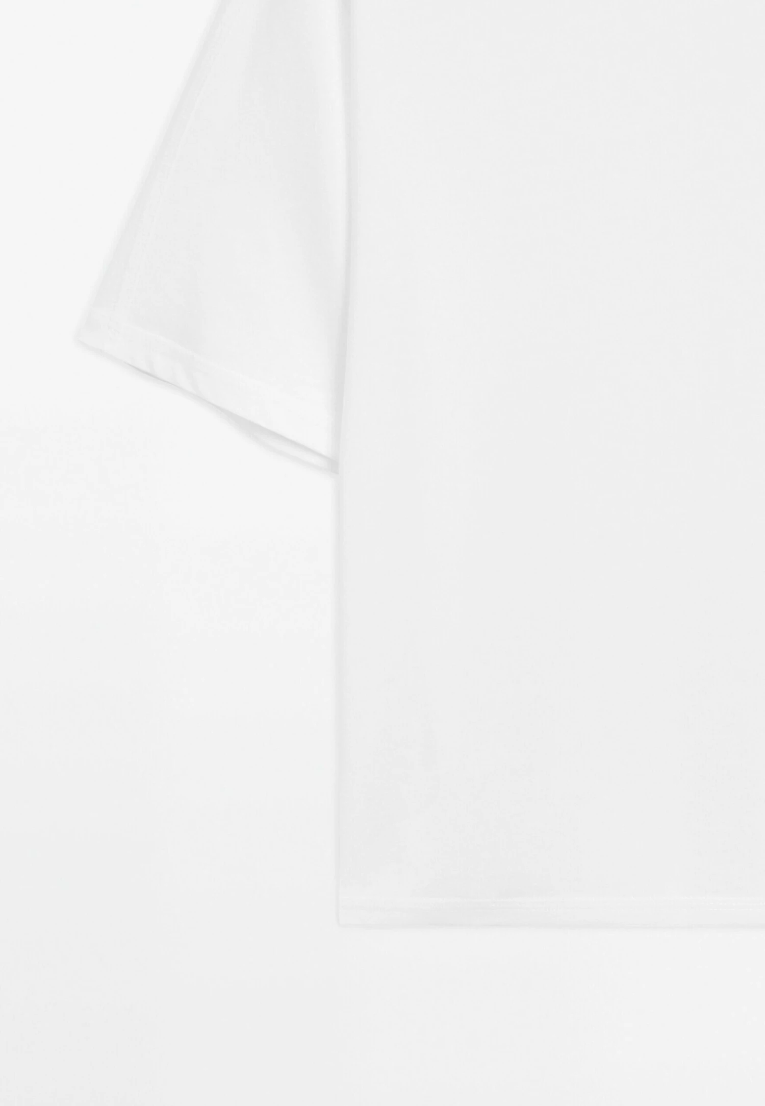 Massimo Dutti OVERSIZE WITH SEAM DETAIL - Basic T-shirt - White 11 Massimo Dutti OVERSIZE WITH SEAM DETAIL - Basic T-shirt - White - Image 9