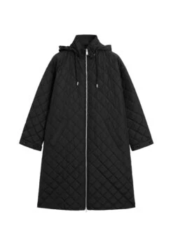 Massimo Dutti LONG WATER-REPELLENT OVERSIZE - Winter Coat - Black -Massimo Dutti Shop 189e498a8a1f41f8814483a237a0e325