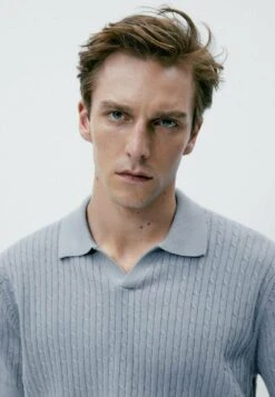 Massimo Dutti Polo Shirt - Blue 13 Massimo Dutti Polo Shirt - Blue -Massimo Dutti Shop 18a190d3bb19491fb38164e270b58865