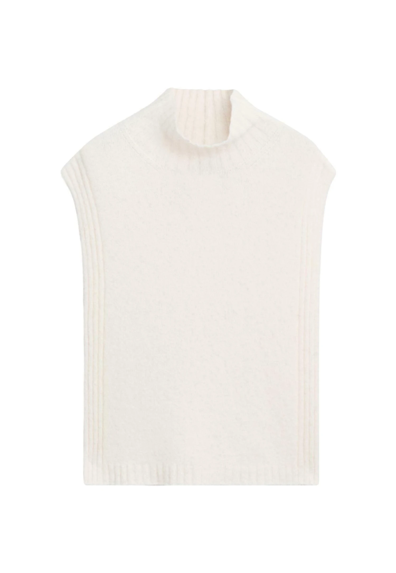Massimo Dutti SLEEVELESS HIGH NECK SWEATER - Jumper - Red 8 Massimo Dutti SLEEVELESS HIGH NECK SWEATER - Jumper - Red - Image 6