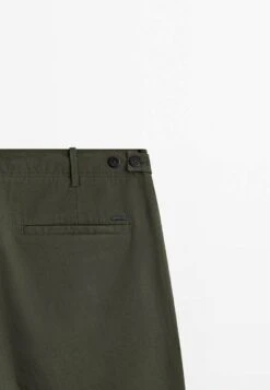 Massimo Dutti Bermuda With Dyed Thread - Shorts - Green -Massimo Dutti Shop 18bf5c2886ae498e8147d54efb2eb746