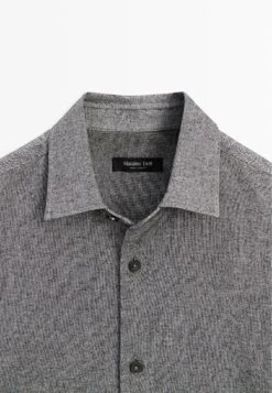 Massimo Dutti REGULAR FIT OXFORD - Shirt - Grey -Massimo Dutti Shop 18d7d0438e9149b19ebd2e6b866a98ca