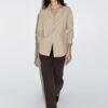Massimo Dutti LONG BUTTONED - Button-down Blouse - Light Green -Massimo Dutti Shop 190683d85f814a328e7fcd5d2a33be6a