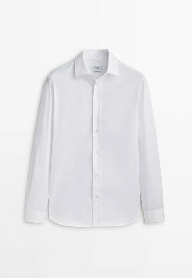 Massimo Dutti Studio-Fit - Shirt - White 10 Massimo Dutti Studio-Fit - Shirt - White - Image 8