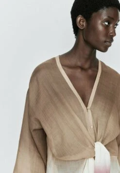 Massimo Dutti Tie-Dye With Knot Detail - Maxi Dress -Massimo Dutti Shop 1a1630b5268c408a91aa98b9f885c16d