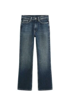 Massimo Dutti HIGH-WAIST WITH TURN-UP HEMS - Bootcut Jeans - Blue -Massimo Dutti Shop 1a4f64a5682d4b47b474f145d905ee4c