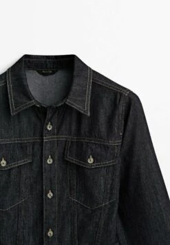 Massimo Dutti Straight Rinse Wash With Stitching - Jumpsuit - Blue -Massimo Dutti Shop 1aac2ce21f9f4a40b8586b82a17728c0