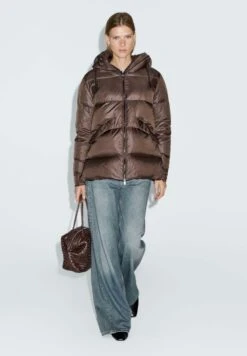 Massimo Dutti WATER-REPELLENT PUFFER - Down Jacket - Brown -Massimo Dutti Shop 1addd6352e2d4ba7882df7795aa7d10e