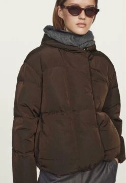 Massimo Dutti WATER-REPELLENT HOODED PUFFER - Winter Coat - Bordeaux -Massimo Dutti Shop 1ae53cb195094054ae865f484e4ca8f5