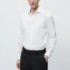 Massimo Dutti Regular Fit With Double Cuffs - Formal Shirt - White 1 Massimo Dutti Regular Fit With Double Cuffs - Formal Shirt - White -Massimo Dutti Shop 1b0752f1d14b4481ab6af2f10792dbb5