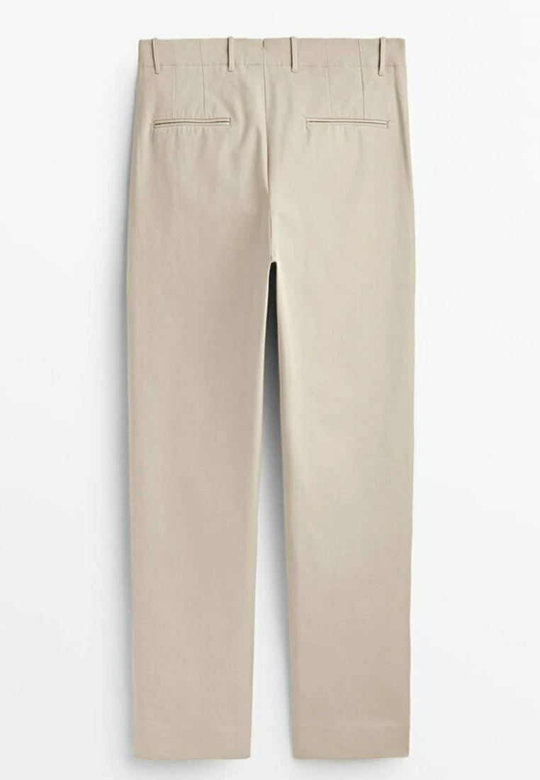 Massimo Dutti Studio - Straight-Fit- Chinos - Sand 9 Massimo Dutti Studio - Straight-Fit- Chinos - Sand - Image 7