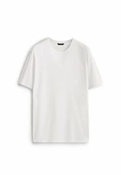 Massimo Dutti KurzärmeligesAus Reiner- Basic T-Shirt - White Denim -Massimo Dutti Shop 1b5bbbd1b3f04cafb48ff77d896e1e9d