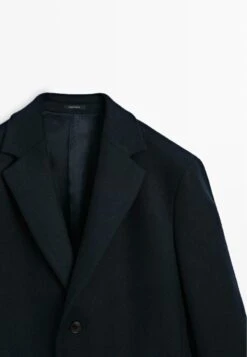 Massimo Dutti LONG WITH LAPEL COLLAR - Classic Coat - Dark Blue 18 Massimo Dutti LONG WITH LAPEL COLLAR - Classic Coat - Dark Blue -Massimo Dutti Shop 1b85e13d91bb43cfbe6d322f15718c84