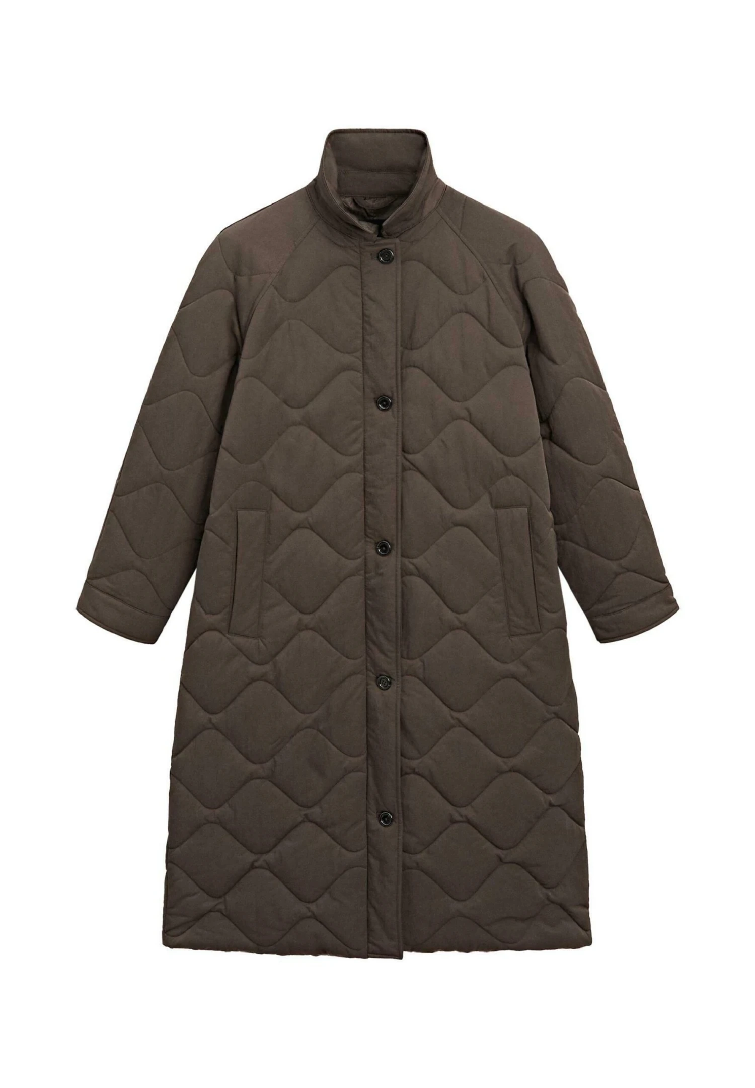 Massimo Dutti LONG WATER-REPELLENT PUFFER - Winter Coat - Khaki 7 Massimo Dutti LONG WATER-REPELLENT PUFFER - Winter Coat - Khaki - Image 5