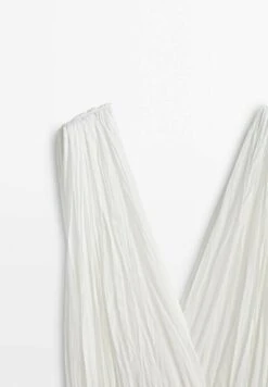 Massimo Dutti Pleated With Drawstring - Maxi Dress -Massimo Dutti Shop 1bb6da4c2f734c0b907eb765128e4007