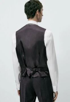 Massimo Dutti Check Super - Waistcoat - Grey 14 Massimo Dutti Check Super - Waistcoat - Grey -Massimo Dutti Shop 1bbfb211b5ee4c739d581288370671b6