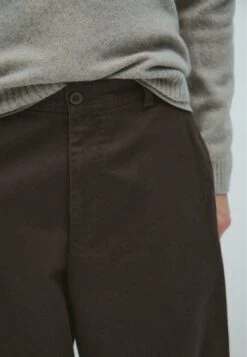 Massimo Dutti WIDE LEG - Trousers - Dark Brown -Massimo Dutti Shop 1bc82fc7483e4070871c6ea0272c2c13