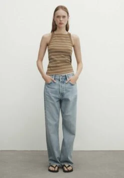 Massimo Dutti Striped Strappy - Top