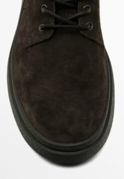 Massimo Dutti SPLIT - Lace-up Ankle Boots - Dark Brown -Massimo Dutti Shop 1bf0abcf3e2d48fc88580d389b1e3474