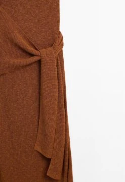 Massimo Dutti LONG CROSSOVER - Shift Dress - Mottled Orange -Massimo Dutti Shop 1c126827cfec43a99a910a009d0725c1