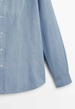 Massimo Dutti Chambray - Shirt - Light Blue -Massimo Dutti Shop 1ce5e08ae1184dac9bfcb8a024c0b316