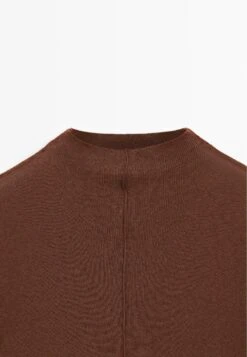 Massimo Dutti WITH SEAM DETAIL - Long Sleeved Top - Dark Brown -Massimo Dutti Shop 1d1ec890e5a647948344f3bff991700c