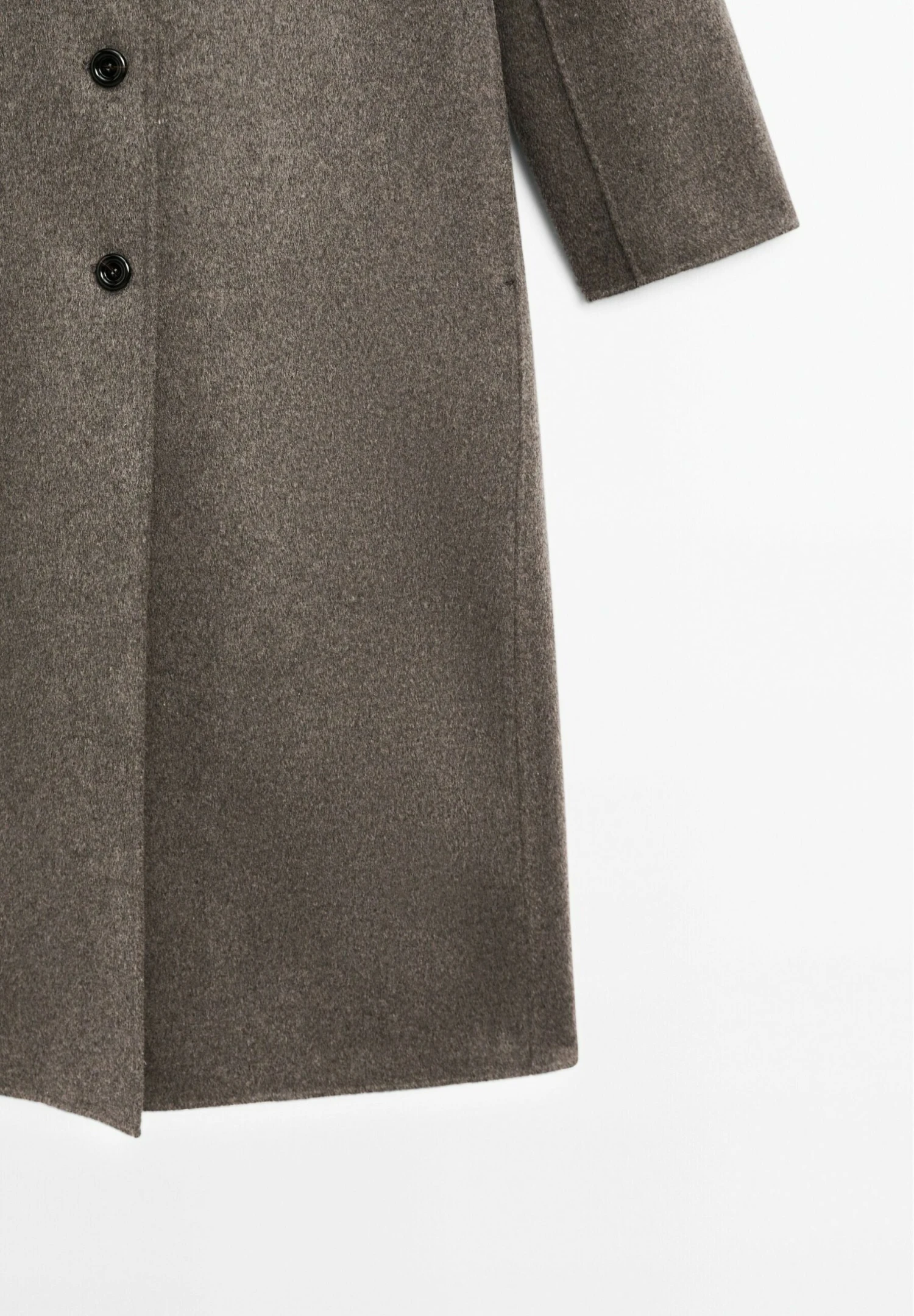 Massimo Dutti HIGH NECK - Classic Coat - Grey 11 Massimo Dutti HIGH NECK - Classic Coat - Grey - Image 9