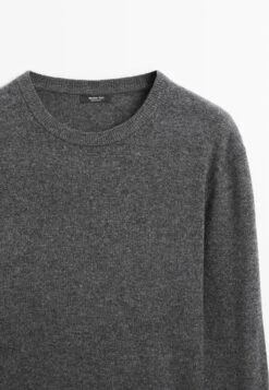 Massimo Dutti CREW NECK SWEATER - Jumper - Grey -Massimo Dutti Shop 1dd1c8e3923f402e8390569e1ca77304