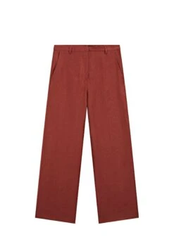 Massimo Dutti FLOWING MID-WAIST - Trousers - Red -Massimo Dutti Shop 1dd5d905b24f4b10990d19d9d99d65dd