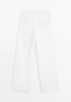 Massimo Dutti SUIT - Trousers - White -Massimo Dutti Shop 1de009d8bf5f49d7b7ba8a243009b925