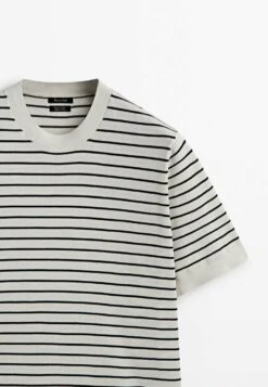 Massimo Dutti Striped Milano - Print T-Shirt - Beige 18 Massimo Dutti Striped Milano - Print T-Shirt - Beige -Massimo Dutti Shop 1e114ebf90f7476bb91a478fca5101db