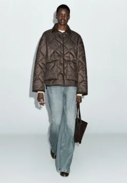 Massimo Dutti Winter Jacket - Mottled Brown