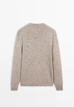 Massimo Dutti BLEND CREW NECK - Jumper - Beige -Massimo Dutti Shop 1e2deaf171e046a7a43c9b13e7c4d3ce