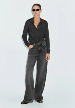 Massimo Dutti Relaxed Fit Jeans - Dark Grey -Massimo Dutti Shop 1e884c871f80420b891c8eb28efd54f2