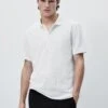 Massimo Dutti Polo Shirt - White
